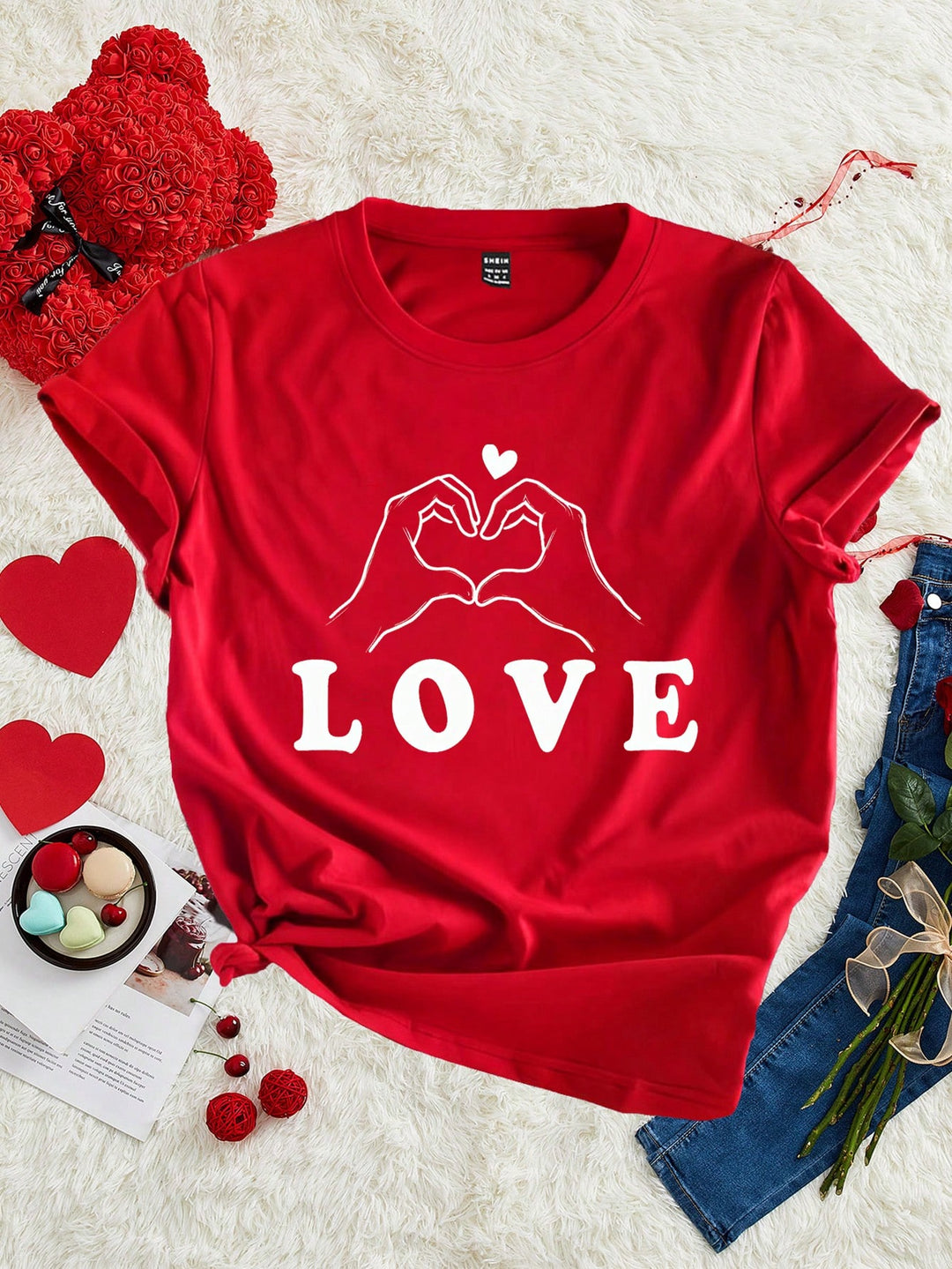 Tricou SHEIN, roșu