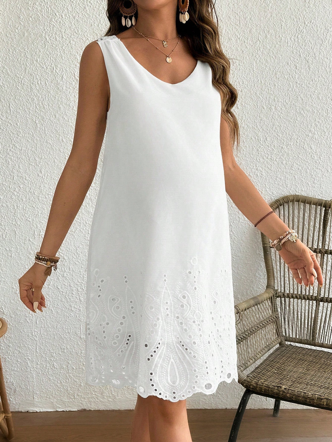 Rochie SHEIN, alb