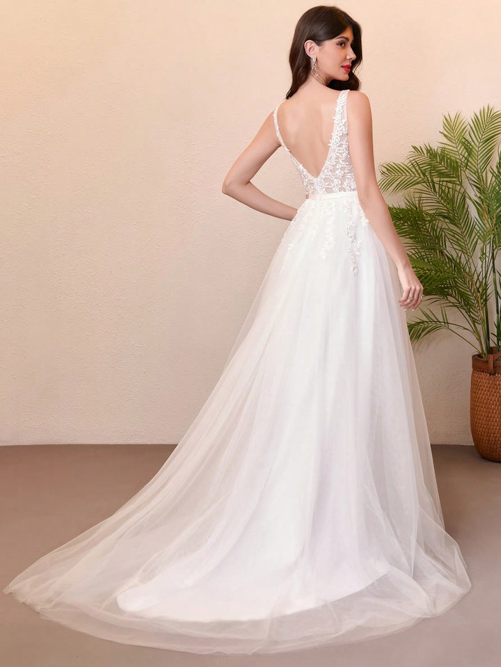 Rochie de ocazie și bridal SHEIN, alb