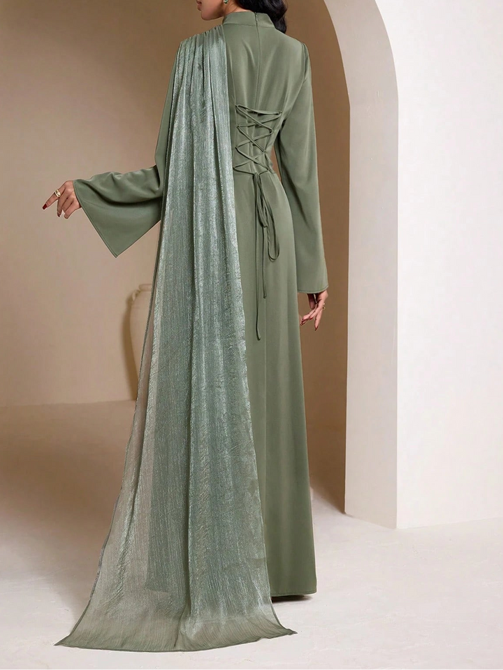 Rochie maxi Shein, verde