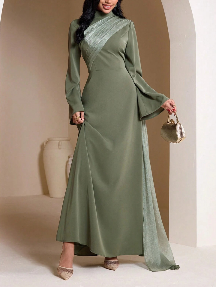 Rochie maxi Shein, verde