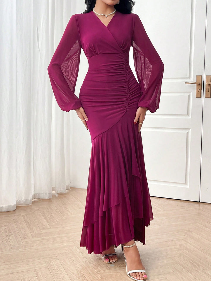 Rochie maxi SHEIN, roșu