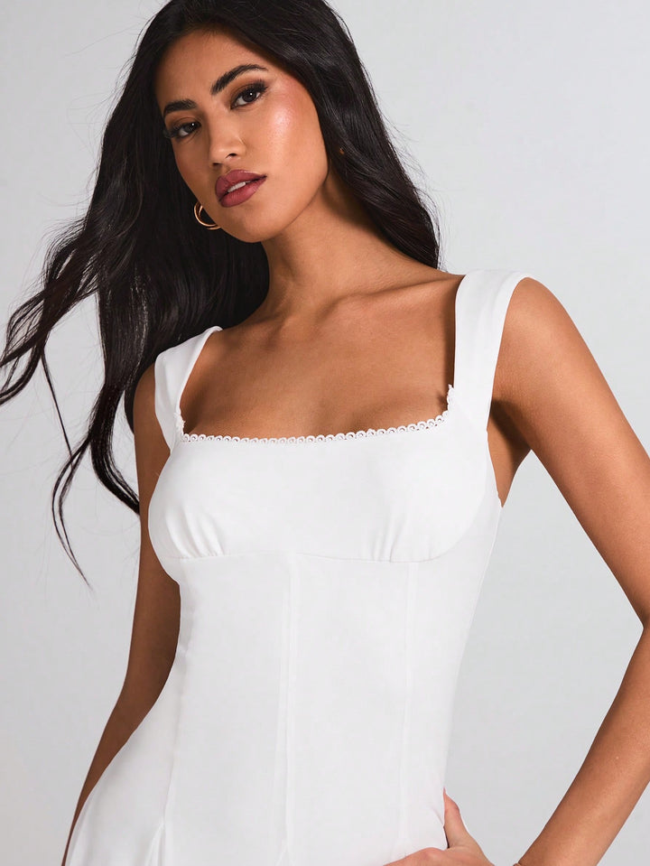 Rochie mini SHEIN, alb