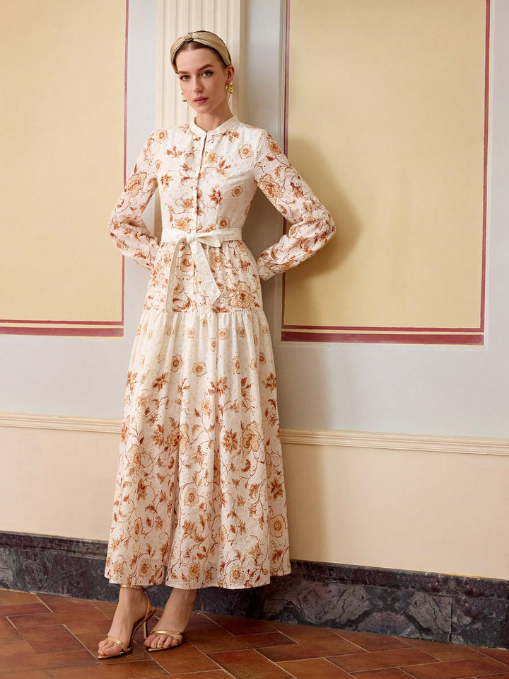 Rochie maxi SHEIN, mix culori