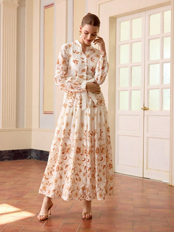 Rochie maxi SHEIN, mix culori
