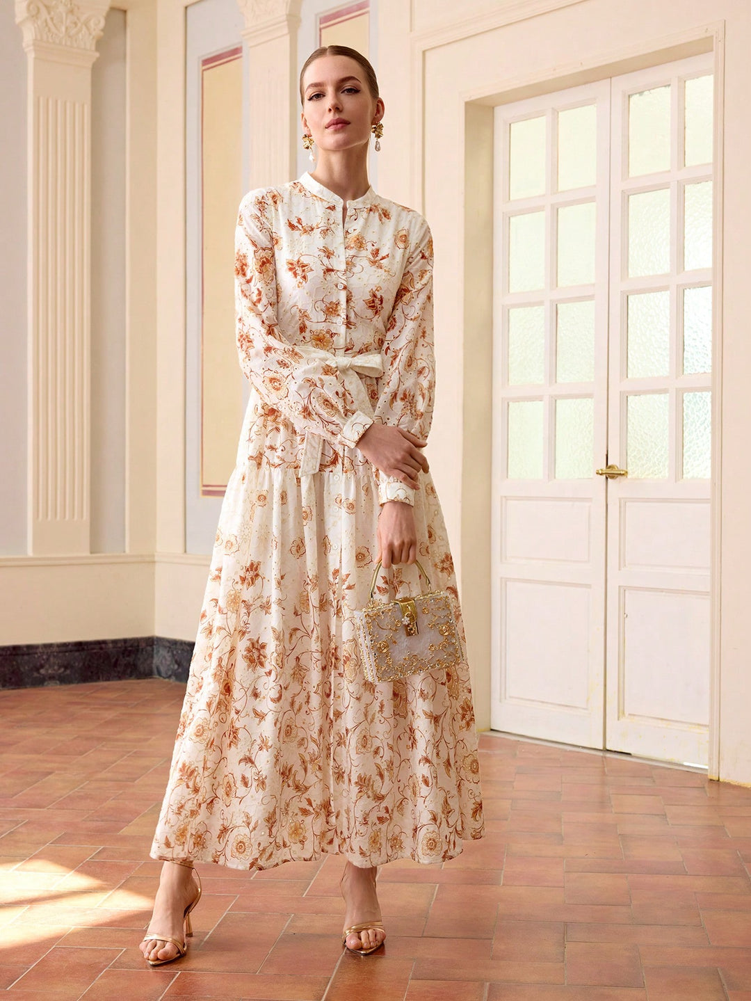 Rochie maxi SHEIN, mix culori