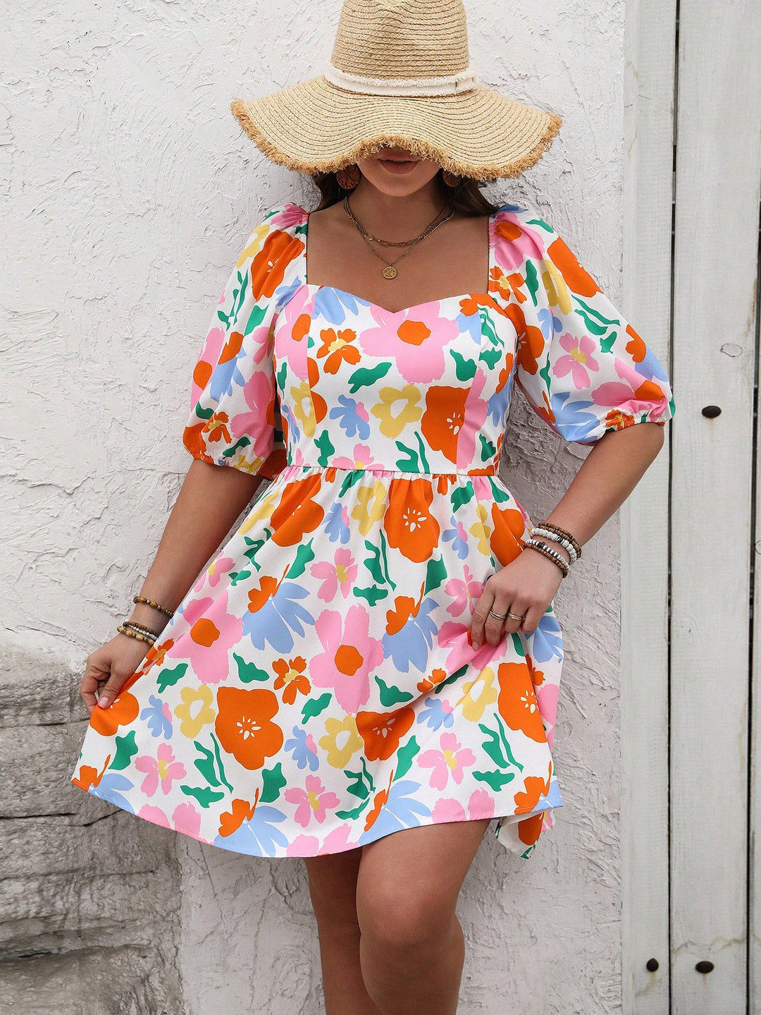 Rochie SHEIN, mix culori