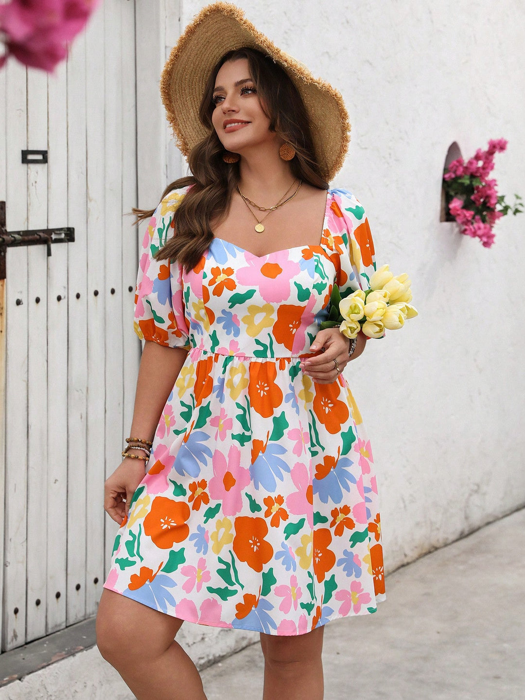 Rochie SHEIN, mix culori