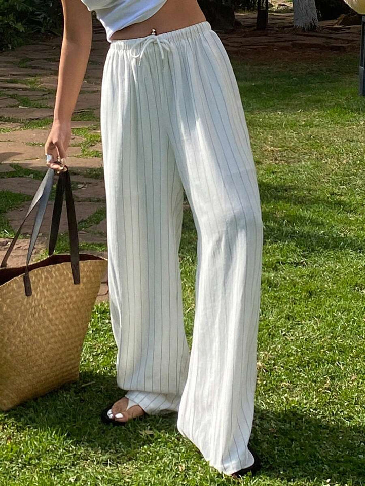 Pantaloni SHEIN, alb