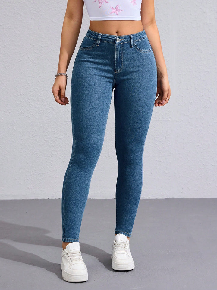 Jeans SHEIN, albastru