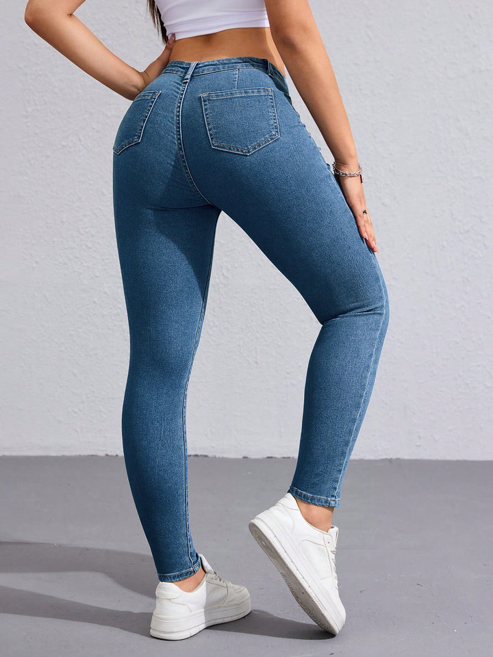 Jeans SHEIN, albastru