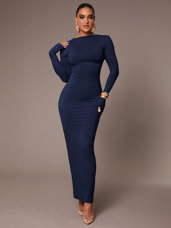 Rochie maxi SHEIN, albastru