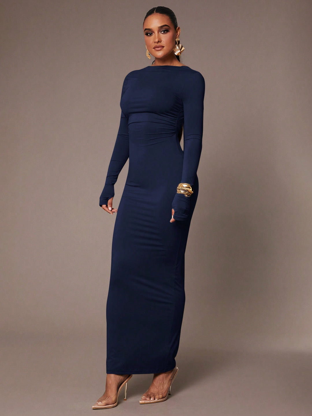 Rochie maxi SHEIN, albastru