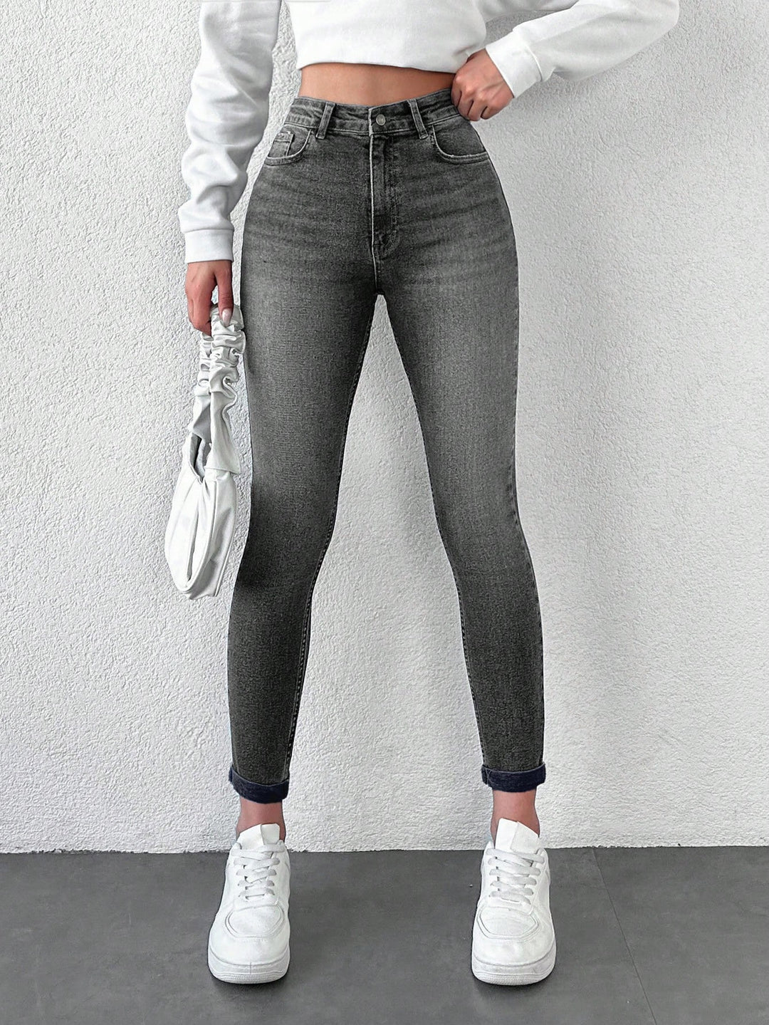 Jeans SHEIN, gri