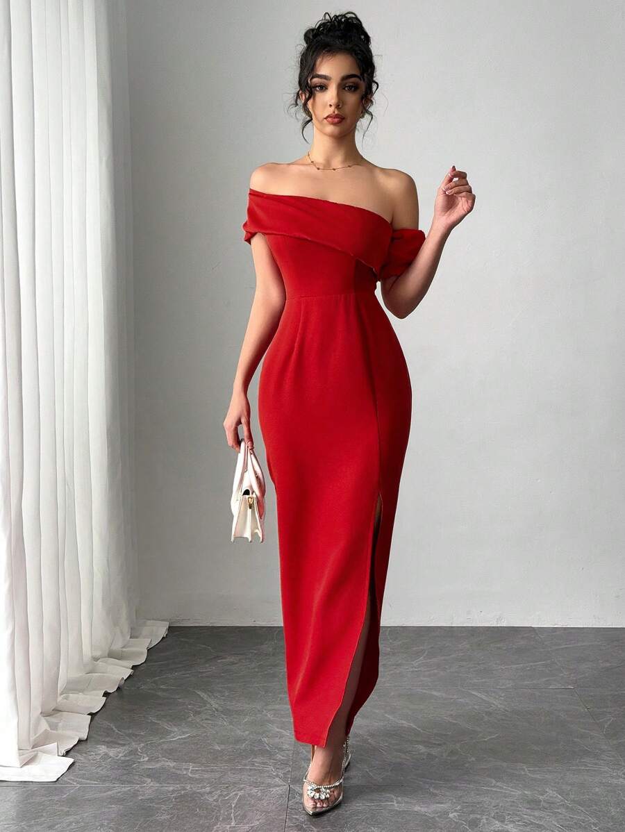 Rochie maxi SHEIN, roșu