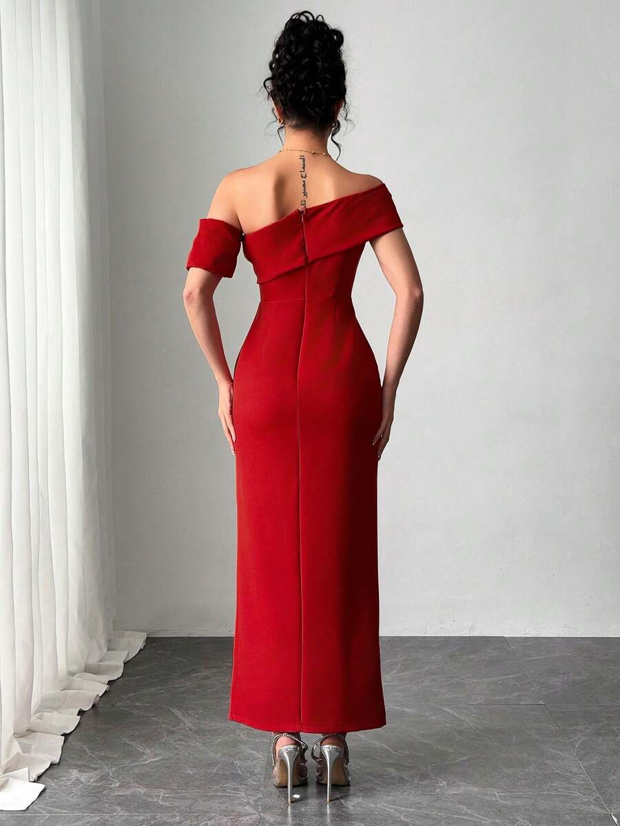 Rochie maxi SHEIN, roșu