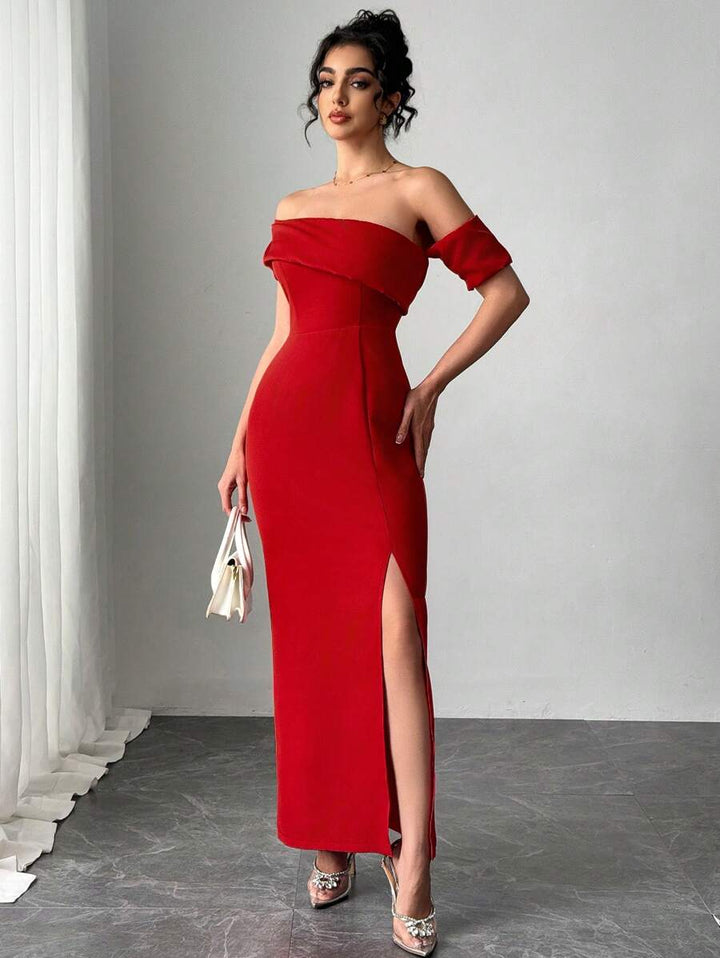 Rochie maxi SHEIN, roșu