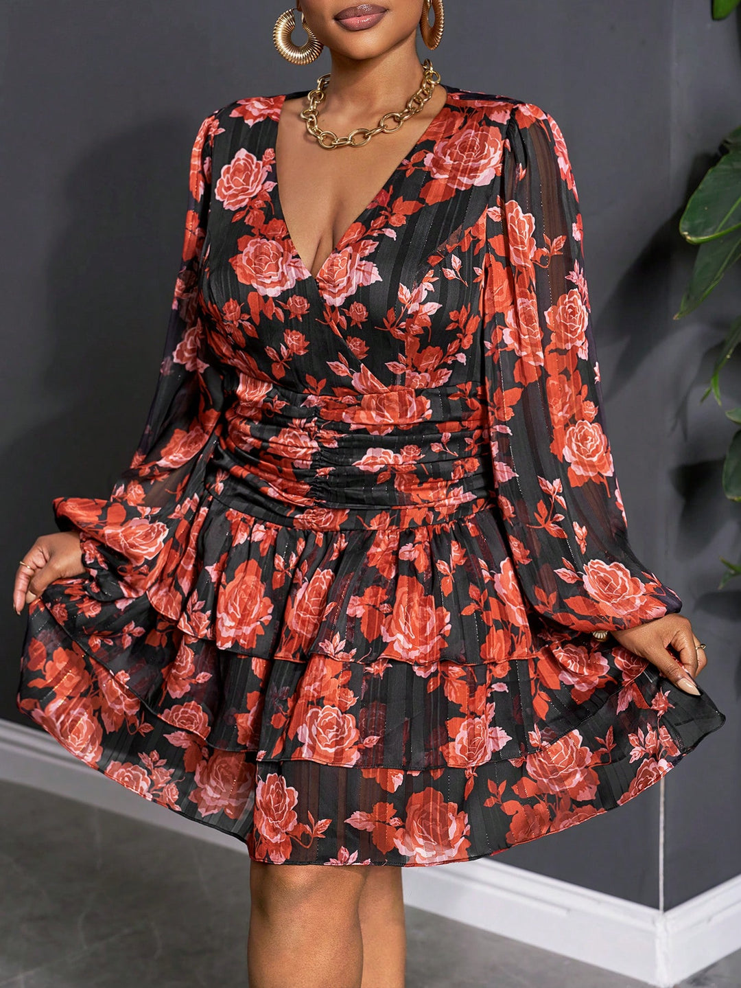 Rochie SHEIN, mix culori
