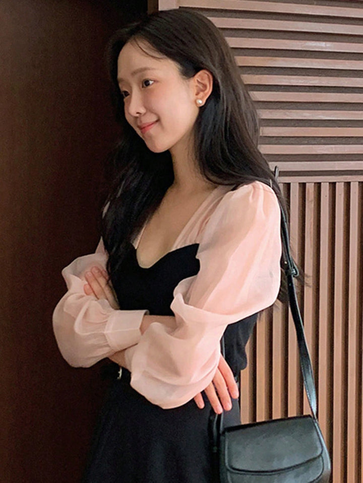 Top SHEIN, negru