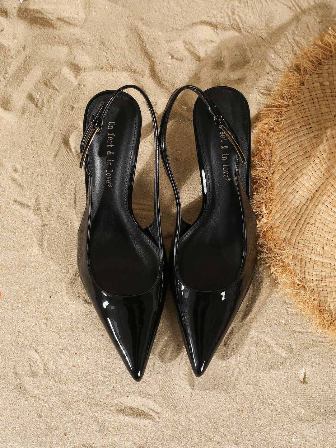 Pantofi cu toc SHEIN, negru