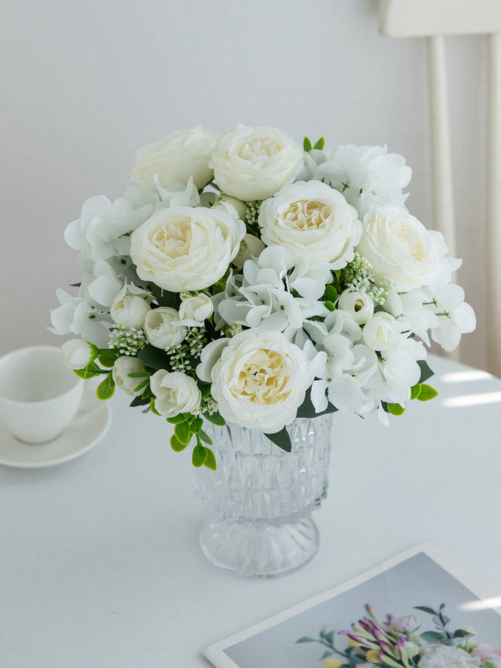 Floari artificiale SHEIN, alb