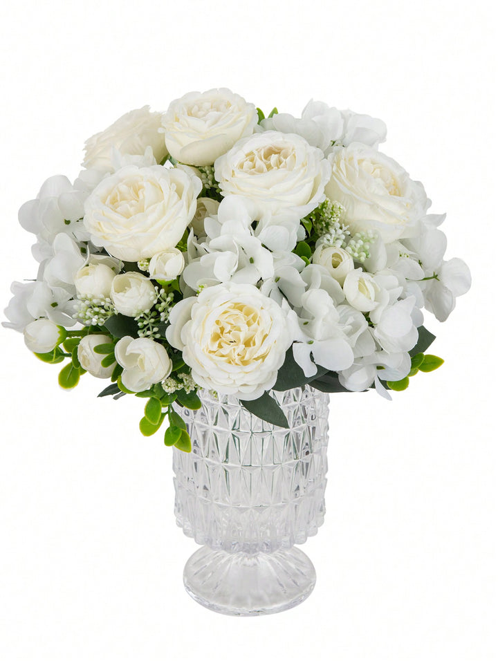 Floari artificiale SHEIN, alb