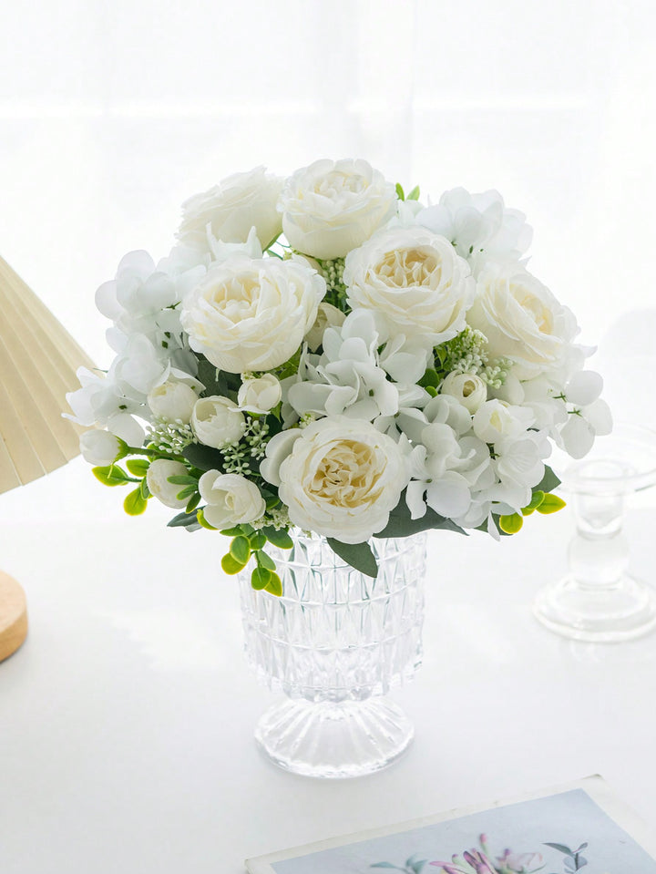 Floari artificiale SHEIN, alb