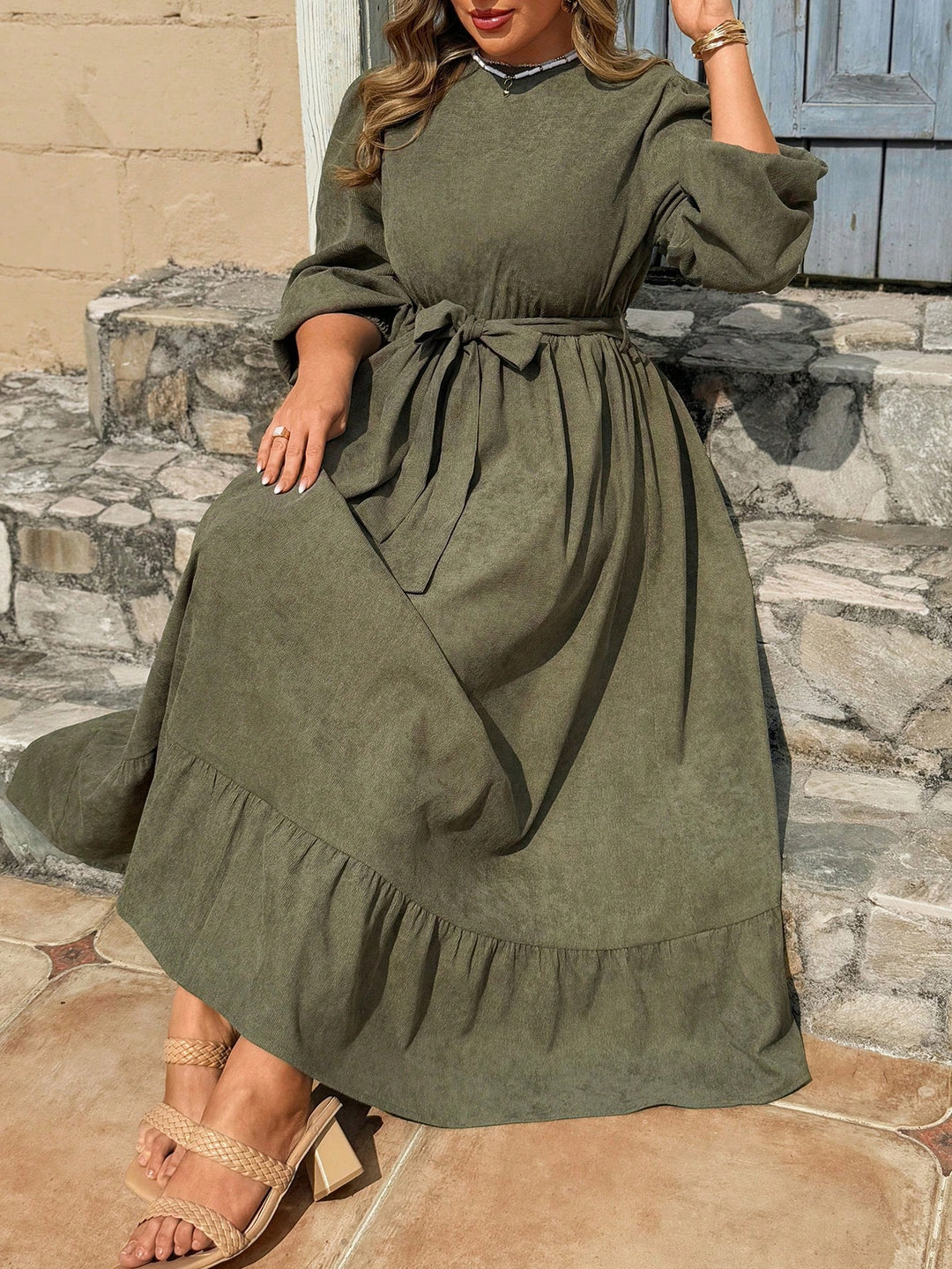 Rochie SHEIN, verde