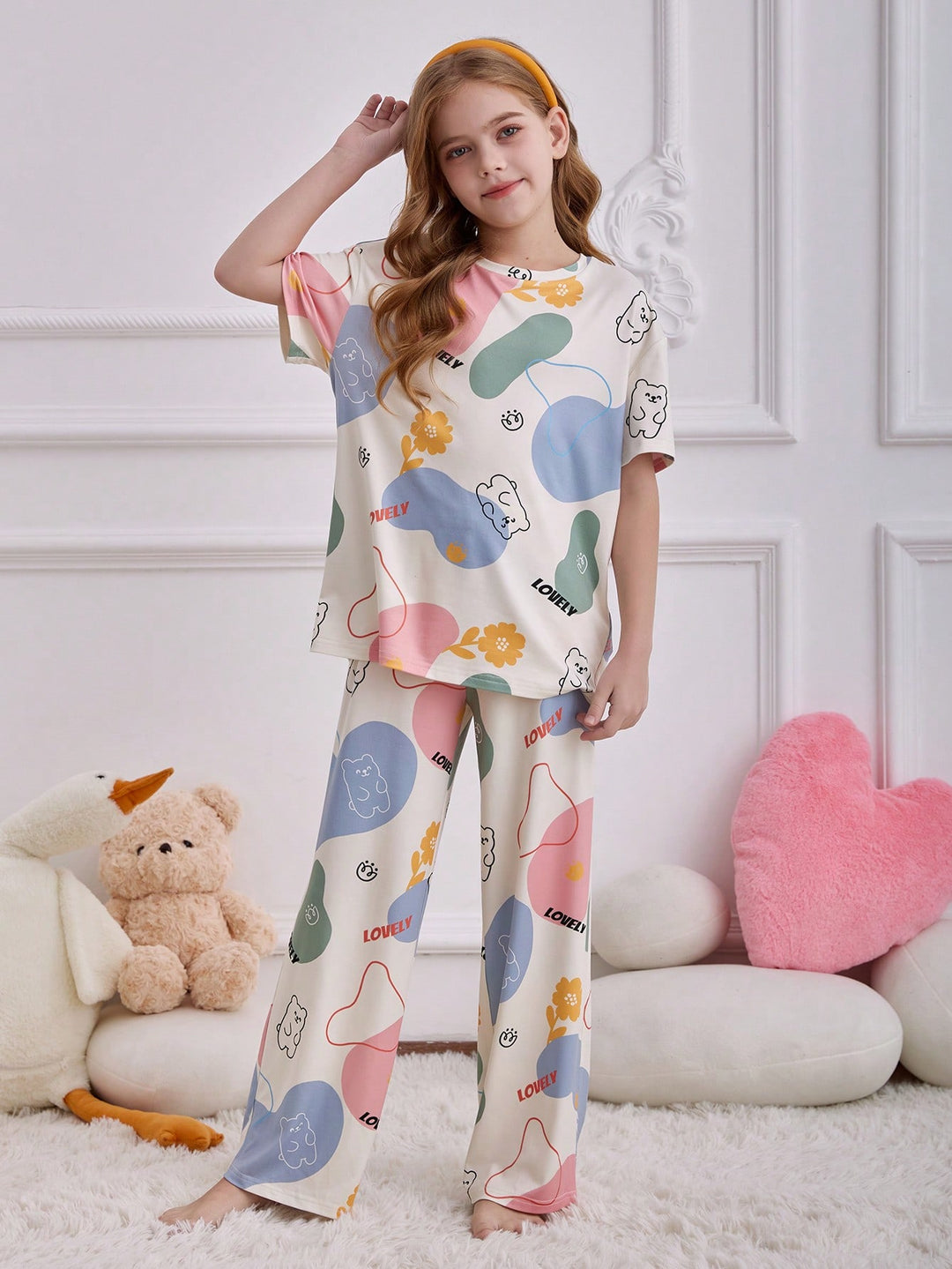 Pijama SHEIN, alb