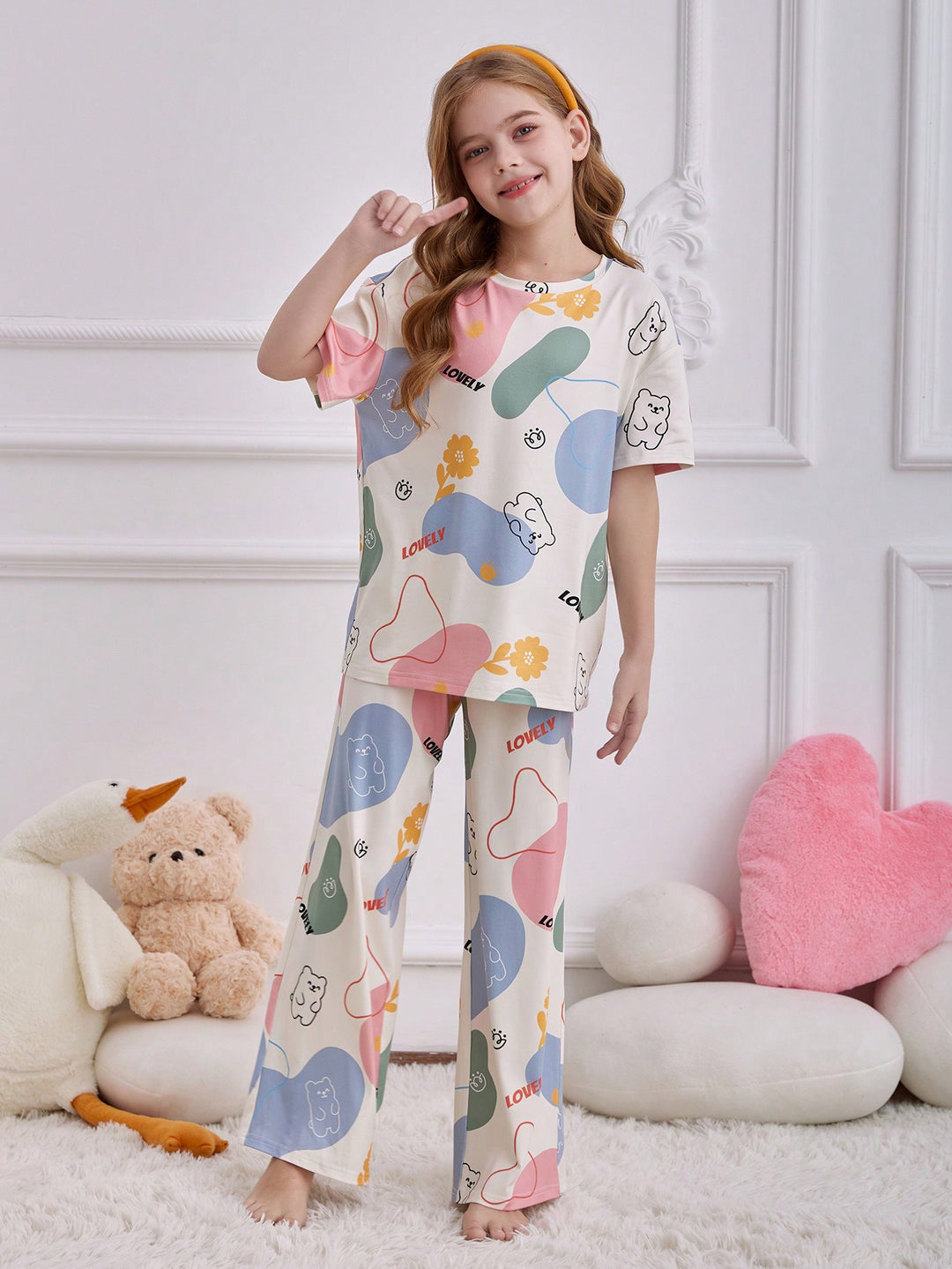 Pijama SHEIN, alb