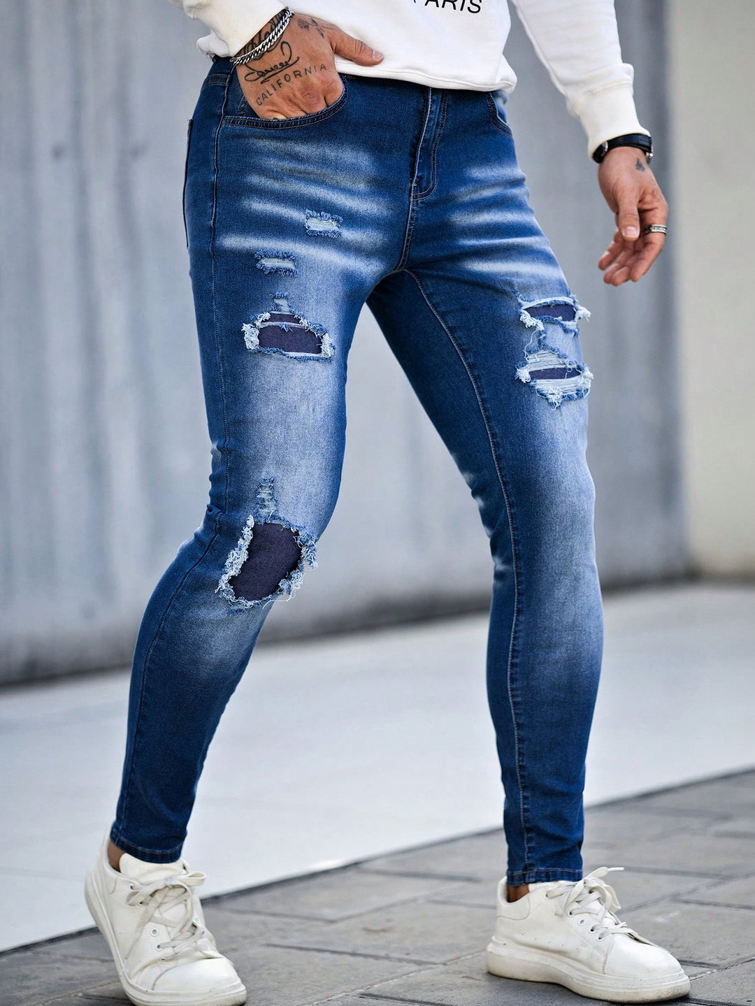 Jeans SHEIN, albastru