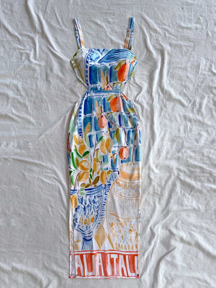 Rochie maxi SHEIN, mix culori