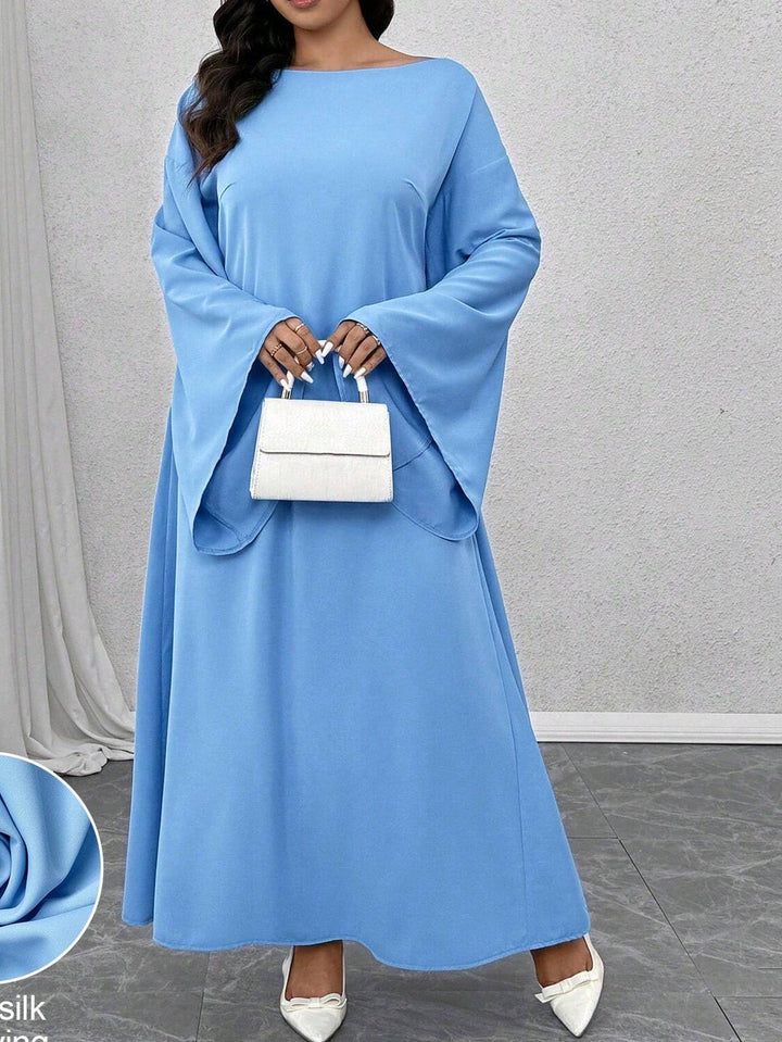 Rochie maxi Shein Curve+, albastru