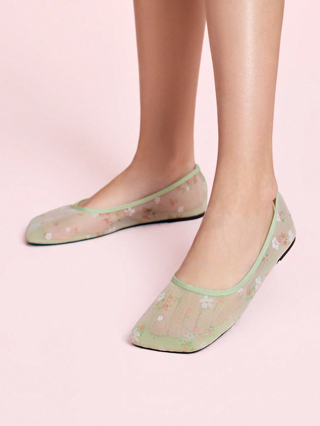 Balerini SHEIN, verde