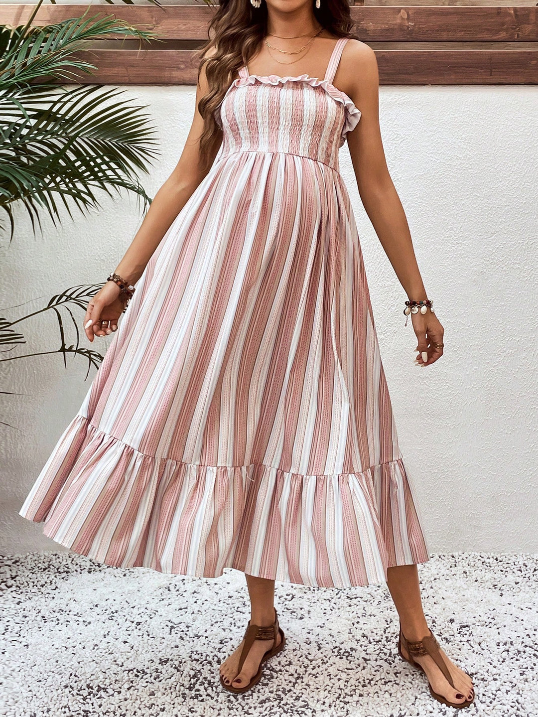 Rochie midi SHEIN, mix culori
