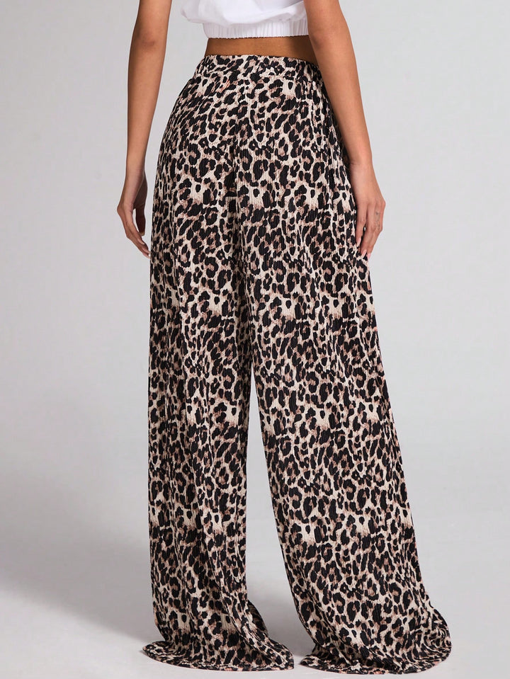 Pantaloni SHEIN, maro