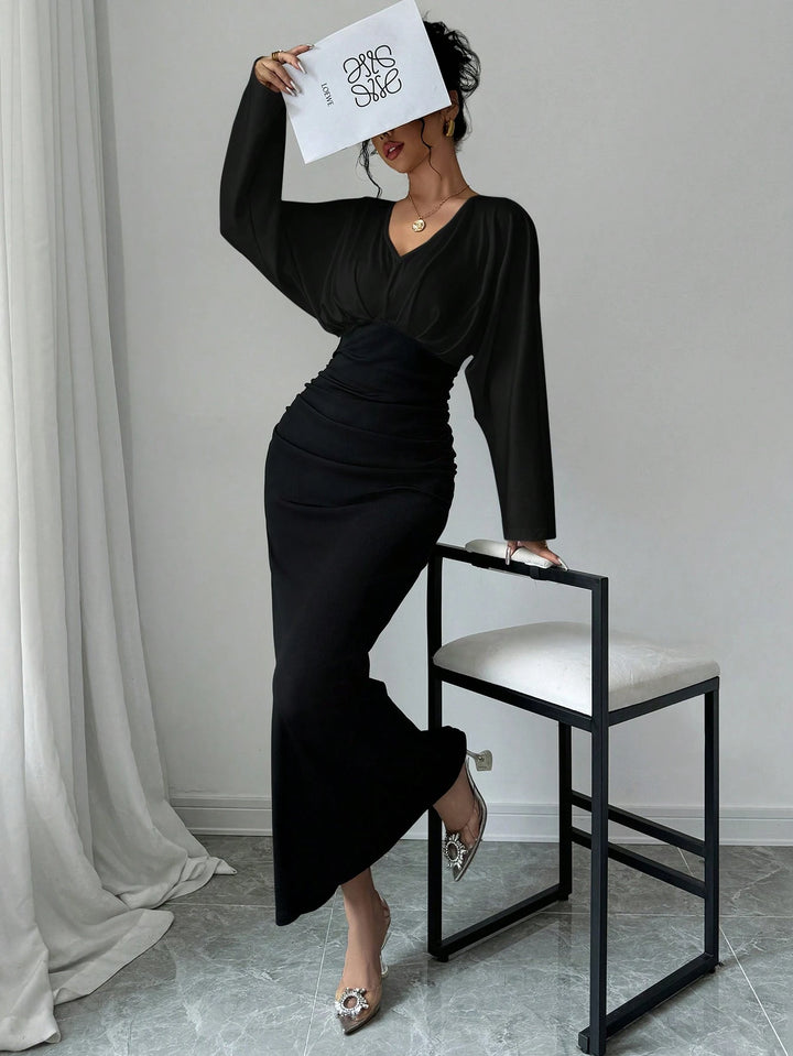 Rochie maxi SHEIN, negru
