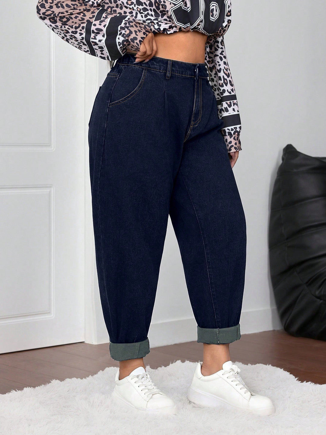 Jeans SHEIN, albastru