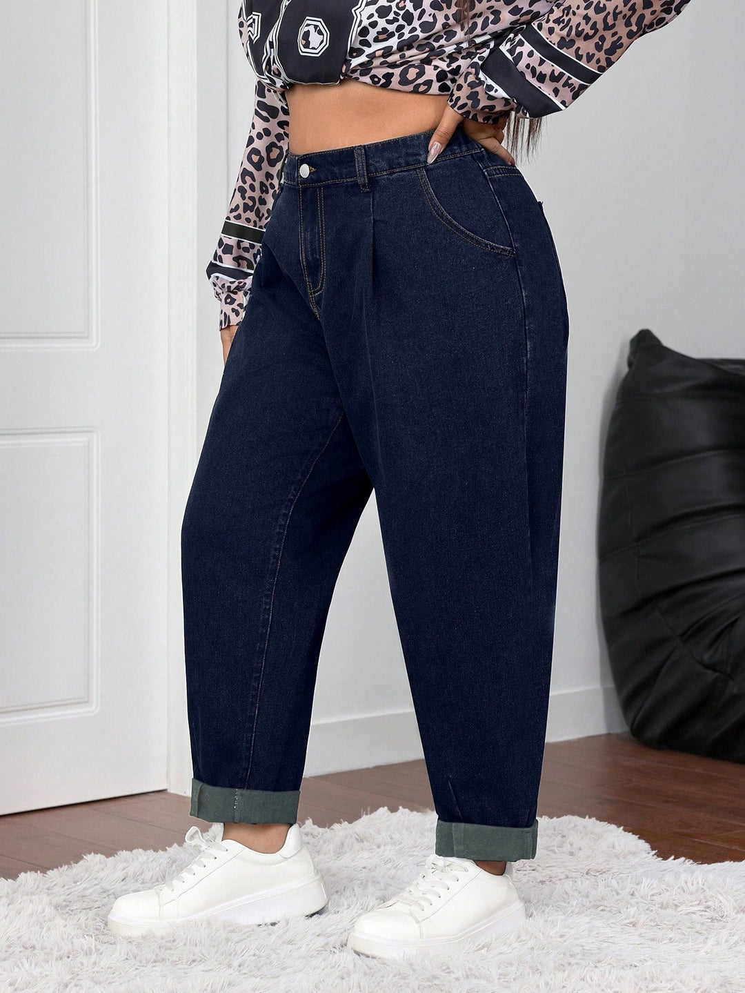 Jeans SHEIN, albastru