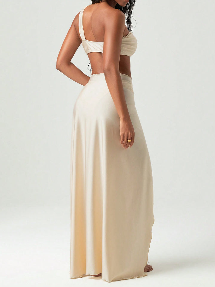 Set bikini SHEIN, portocaliu