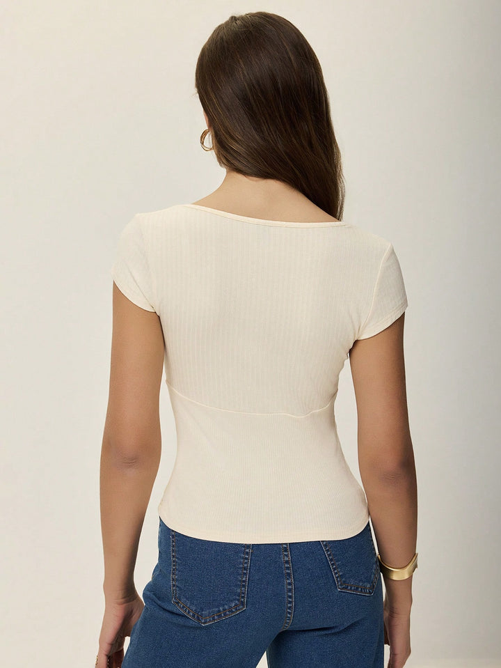 Tricou SHEIN, bej