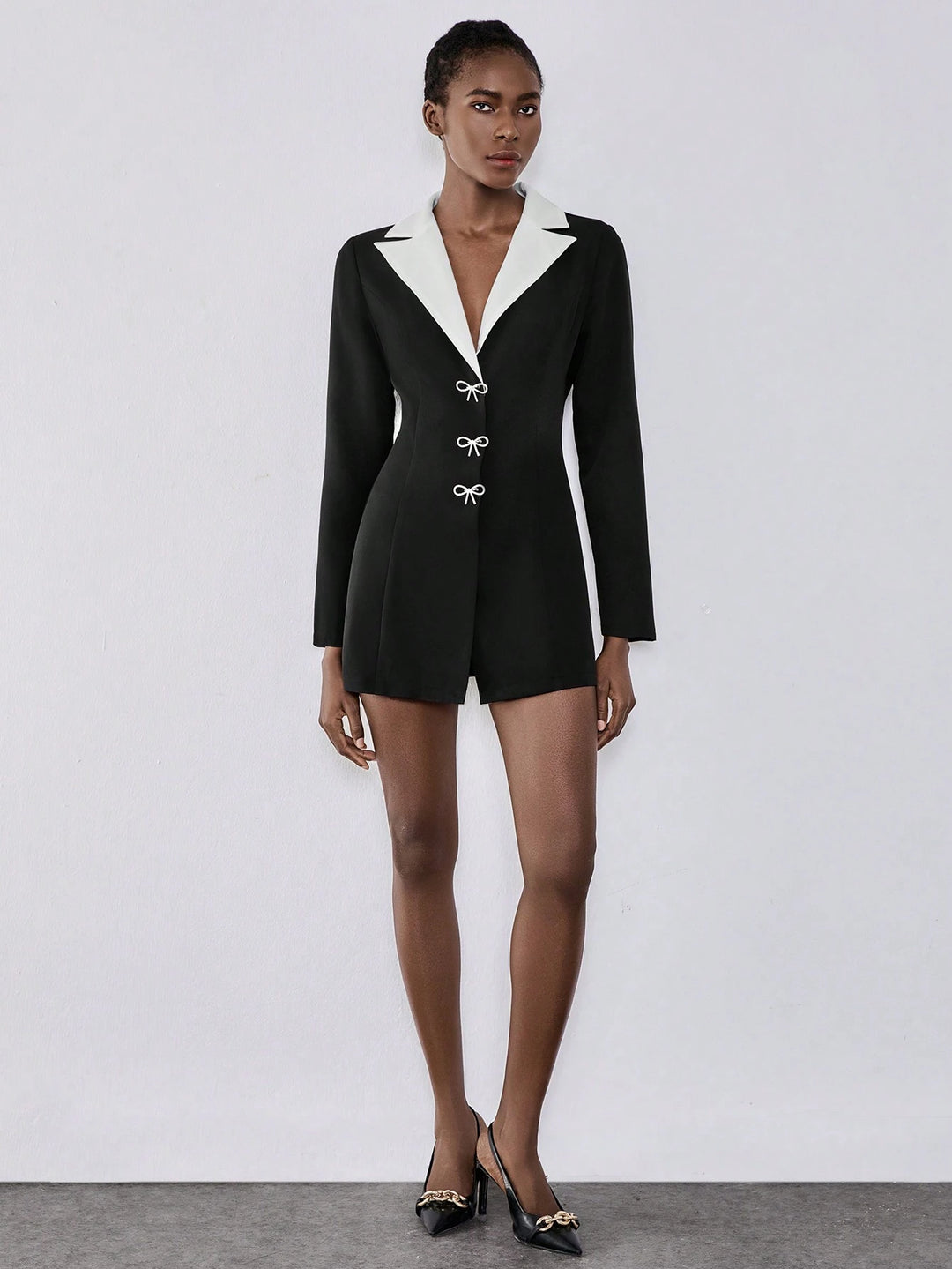 Sacou SHEIN, negru