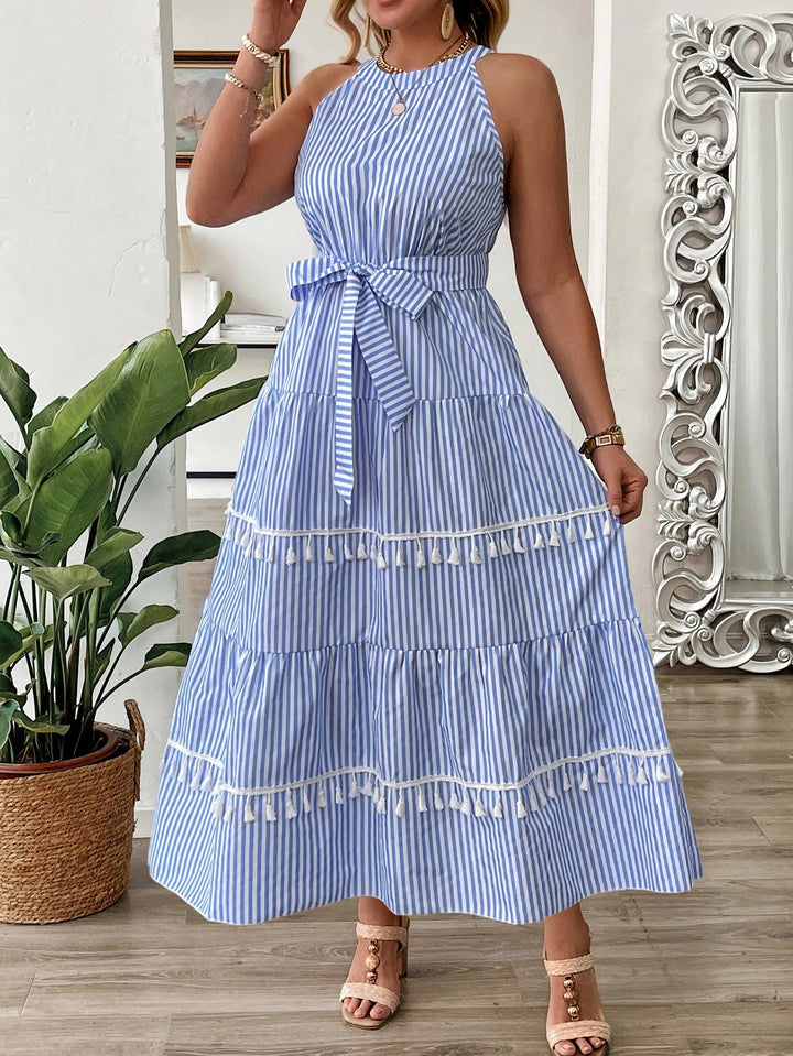 SHEIN maxi ruha, kék