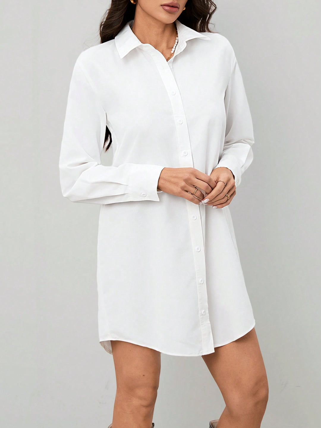 Rochie scurtă SHEIN, alb