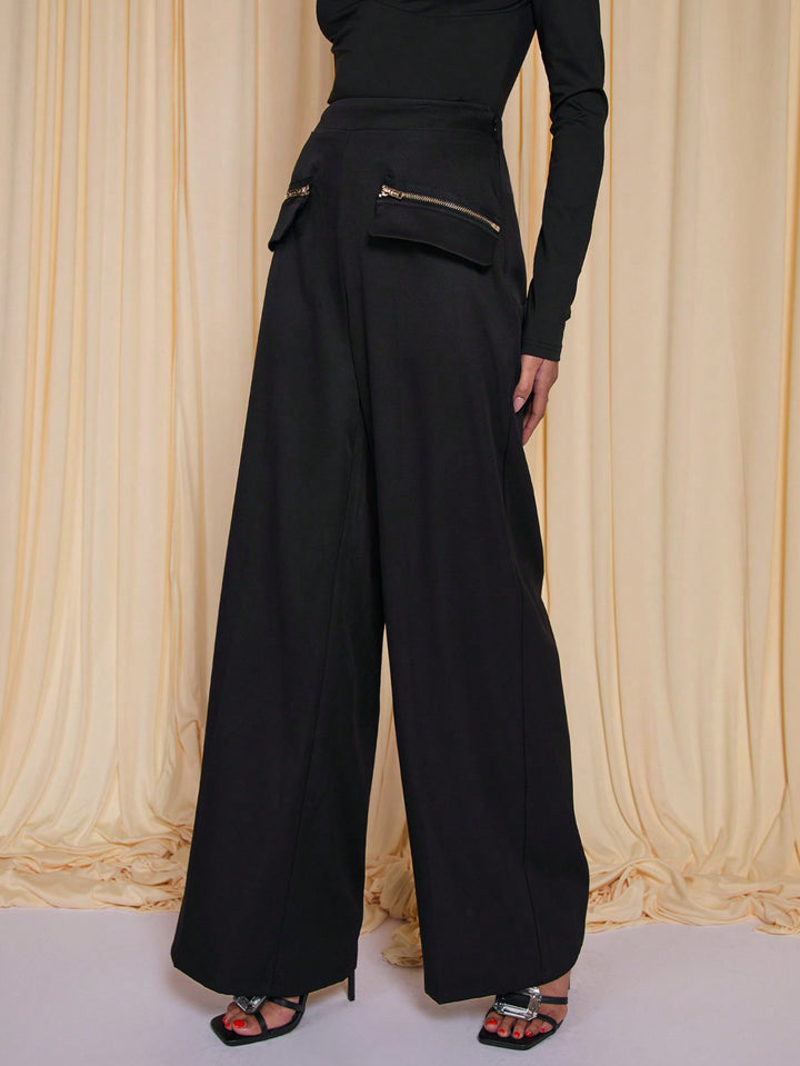 Pantaloni SHEIN, negru