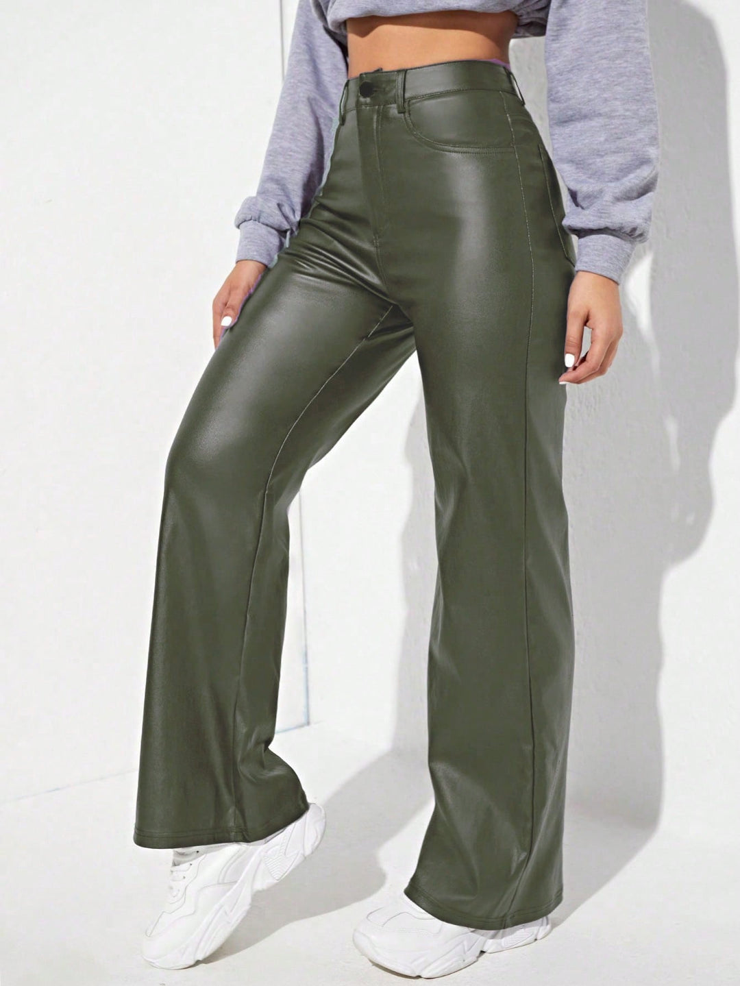 Pantaloni SHEIN, verde