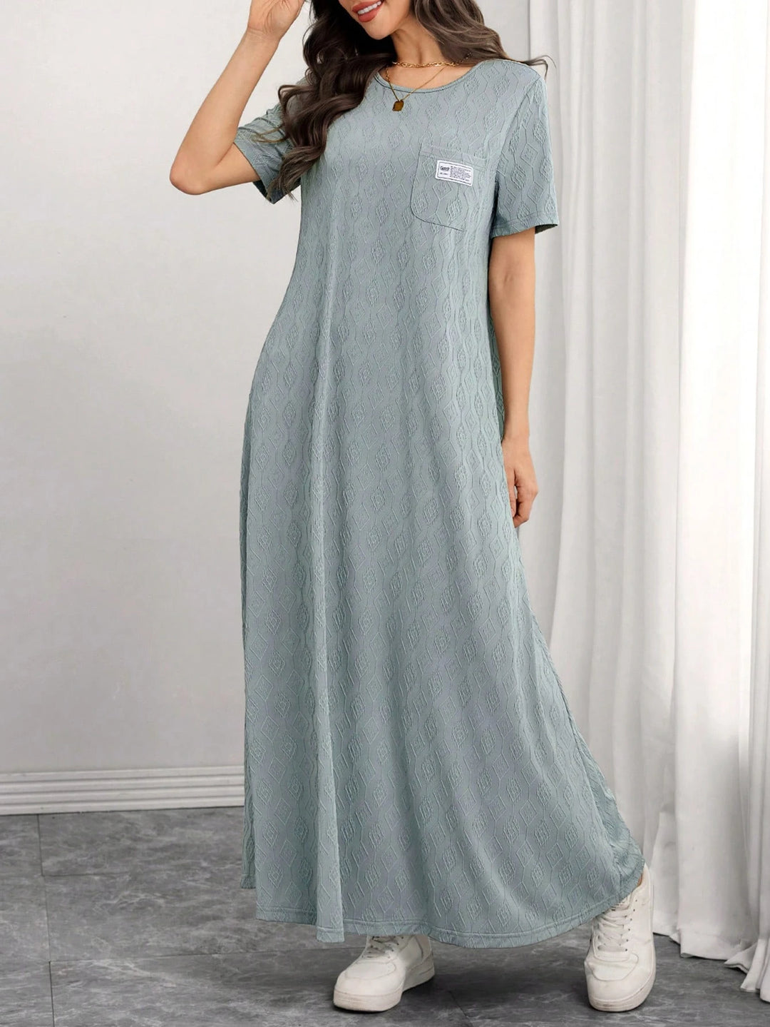 Rochie maxi Shein, albastru