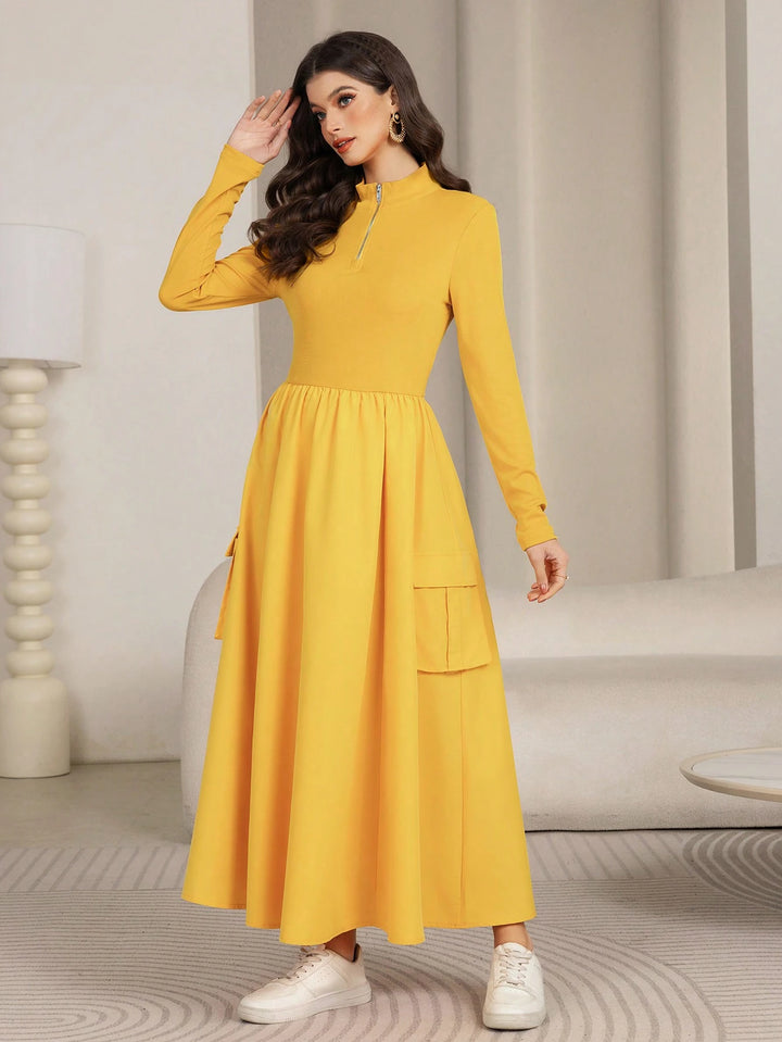 Rochie maxi SHEIN, galben
