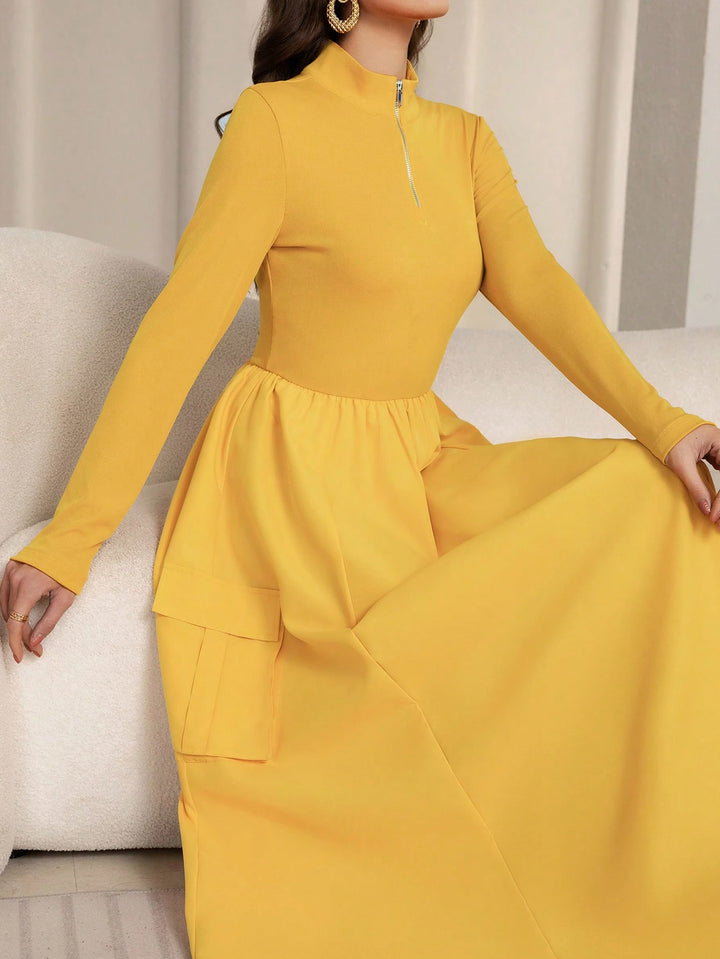 Rochie maxi SHEIN, galben