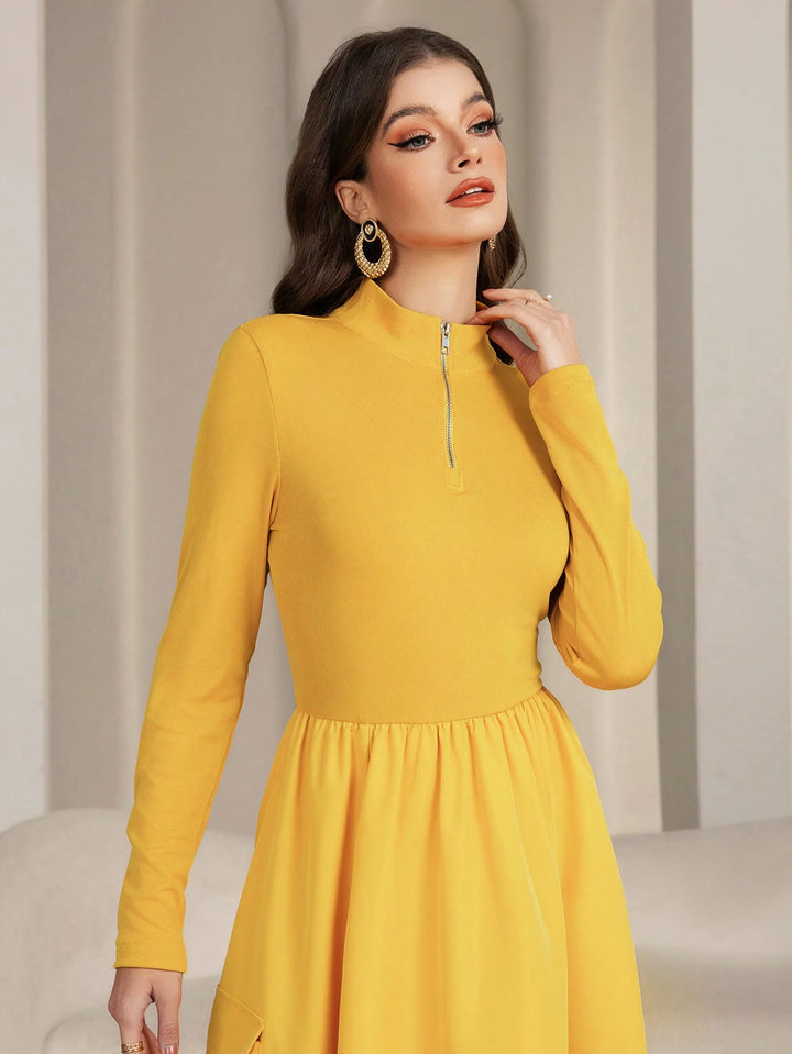 Rochie maxi SHEIN, galben